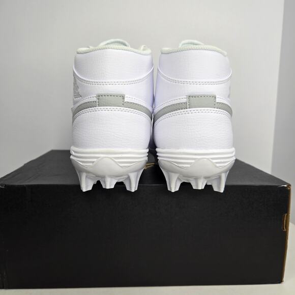 Jordan 1 Mid TD White Grey Fog Size 8.5 Men Football Cleats main image 7